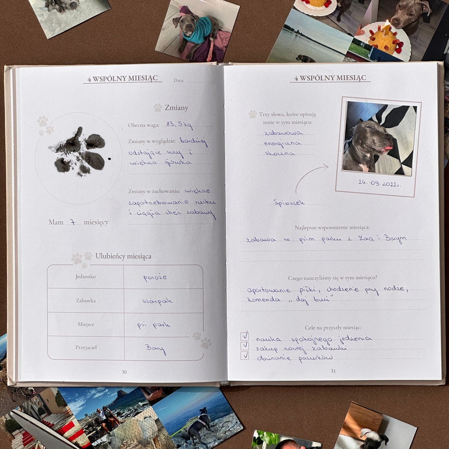 Śladami łapek -  Psi pamiętnik